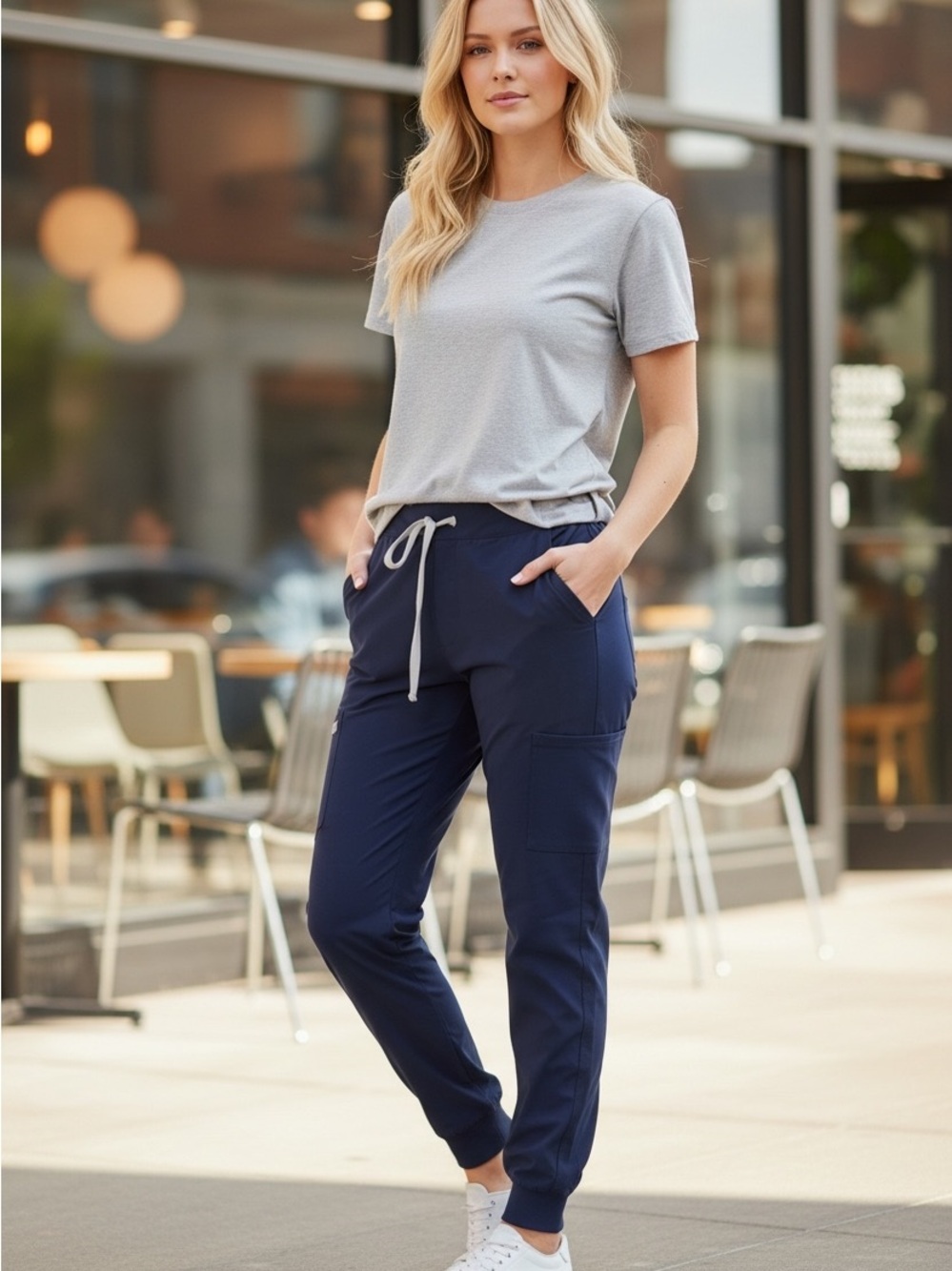 FIGS Navy Blue Healthcare Jogger Pants
